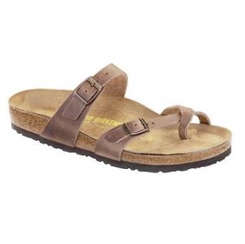 mayari tobacco Brown Pink Arrows Boutique and the natural heel profile Birkenstock Mayari Leather Tobacco |