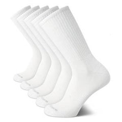 M. New Balance Cushioned Crew Socks 5-pack - White