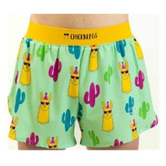 M. Chickn Legs Green Llamas 4" Run Short