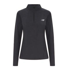 W. New Balance Sports Essential Space Dye 1/4 Zip - BKH