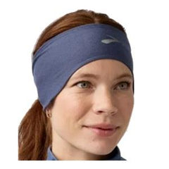 Brooks Luxe Thermal Headband - Heather Night Shadow