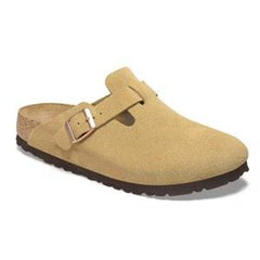 Birkenstock Boston Suede - Latte Cream (N)