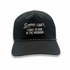Sprints EZ Rope Snapback - Sorry I Can't, I Have To Run In The Morning