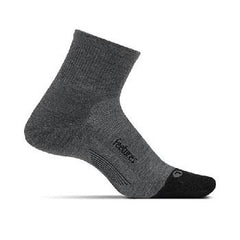 Feetures Merino 10 Cushion Quarter - Gray