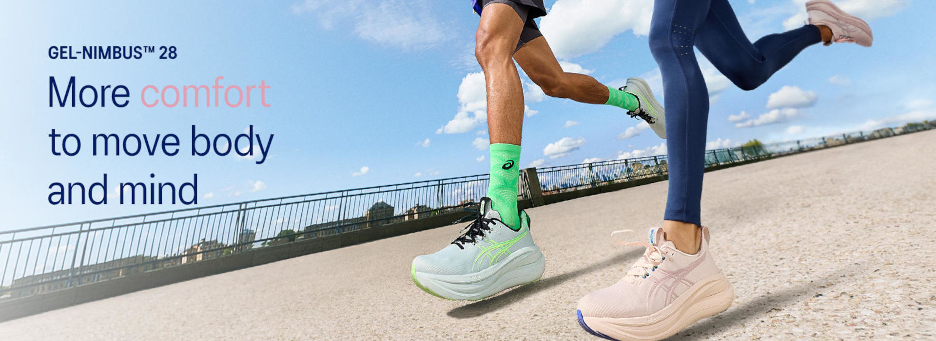 Gel-Nimbus 28 - More comfort to move body and mind