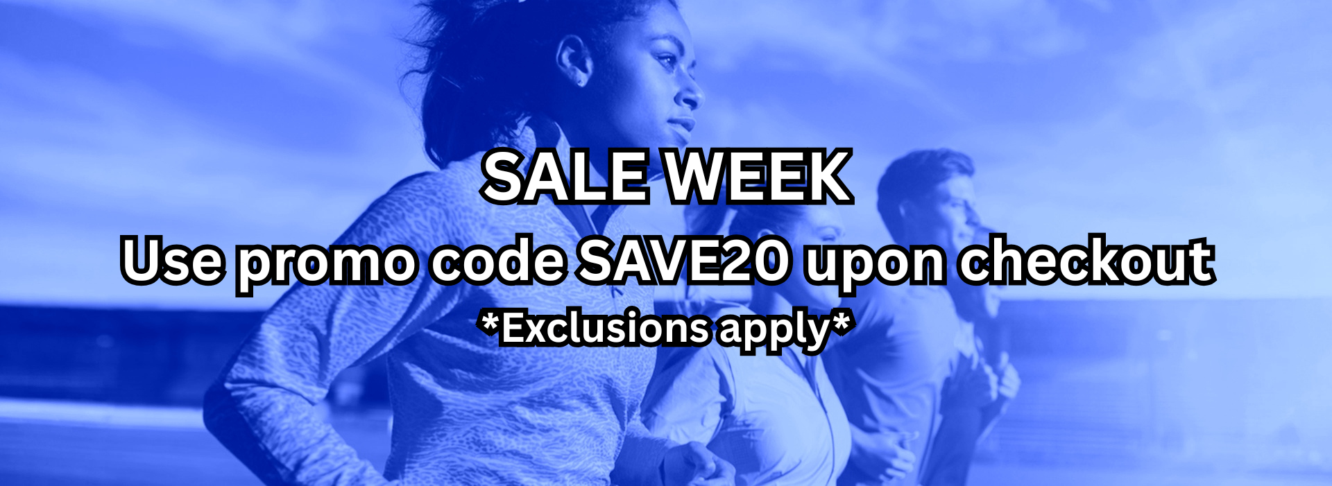 Sale Week - Use promo code SAVE20 upon checkout - exclusions apply